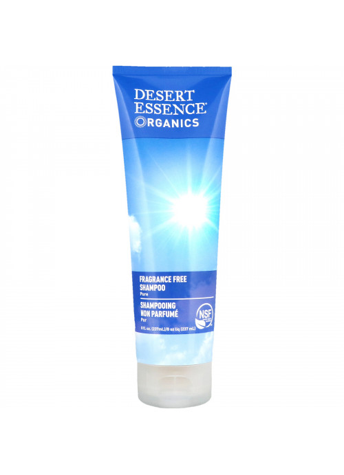 Desert Essence, Organics, Shampoo, Fragrance Free, 8 fl oz (237 ml)