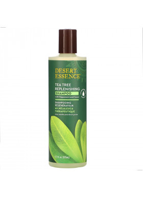 Desert Essence, Tea Tree Replenishing Shampoo, 12.7 fl oz (375 ml)