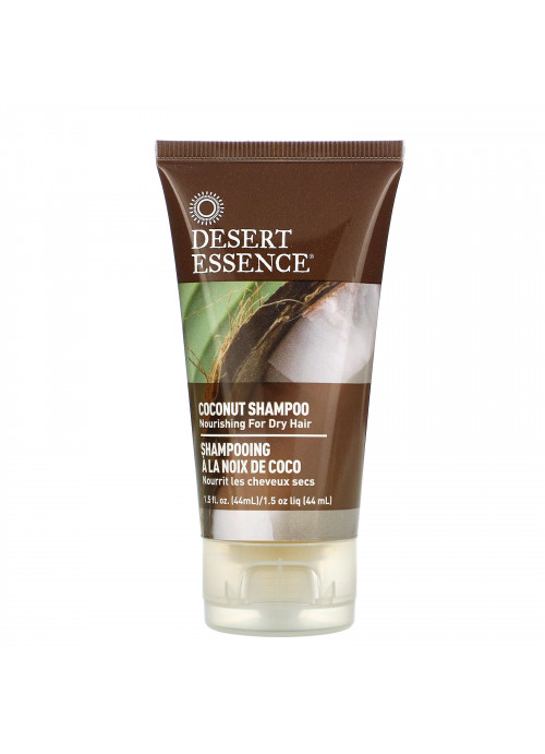 Desert Essence, Travel Size, Coconut Shampoo, 1.5 fl oz (44 ml)