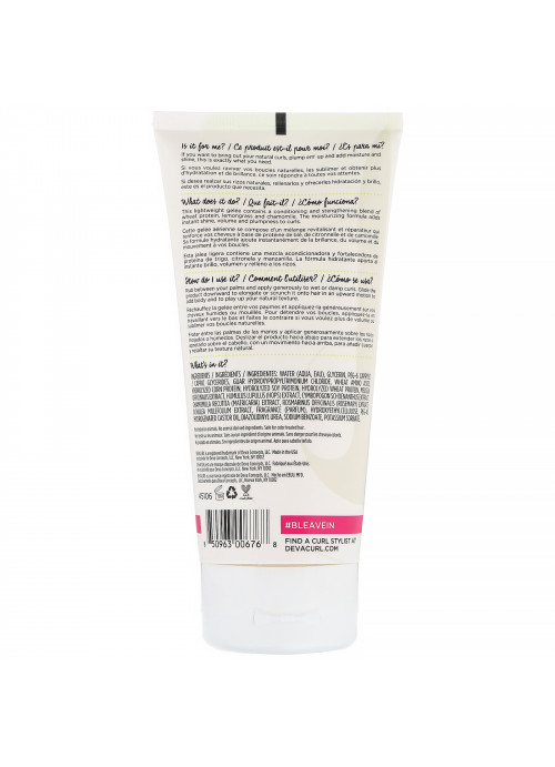 DevaCurl, B'Leave-In, Miracle Curl Plumper, Texture & Volume, 6 fl oz (177 ml)