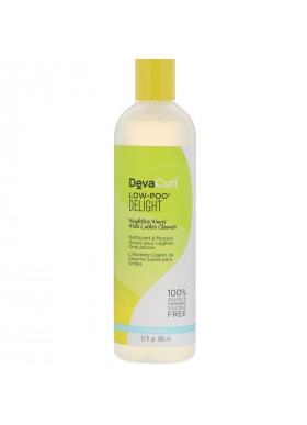 DevaCurl, Low-Poo, Delight, Weightless Waves Mild Lather Cleanser, 12 fl oz (355 ml)