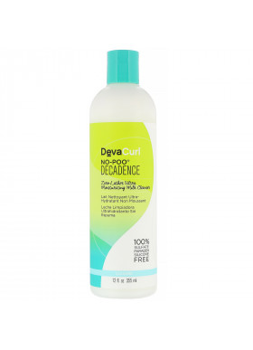 DevaCurl, No-Poo, Decadence, Zero Lather Ultra Moisturizing Milk Cleanser, 12 fl oz (355 ml)
