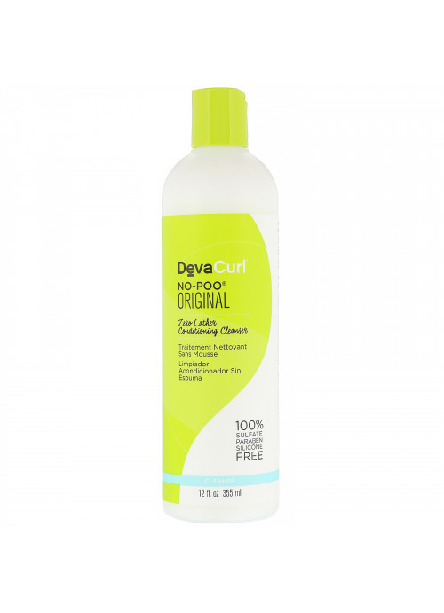 DevaCurl, No-Poo, Original, Zero Lather Conditioning Cleanser, 12 fl oz (355 ml)
