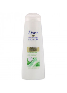 Dove, Dermacare Scalp, Anti-Dandruff 2 in 1 Shampoo & Conditioner, Invigorating Mint, 12 fl oz (355 ml)