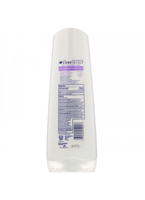 Dove, Dermacare Scalp, Anti-Dandruff Conditioner, Soothing Moisture, 12 fl oz (355 ml)