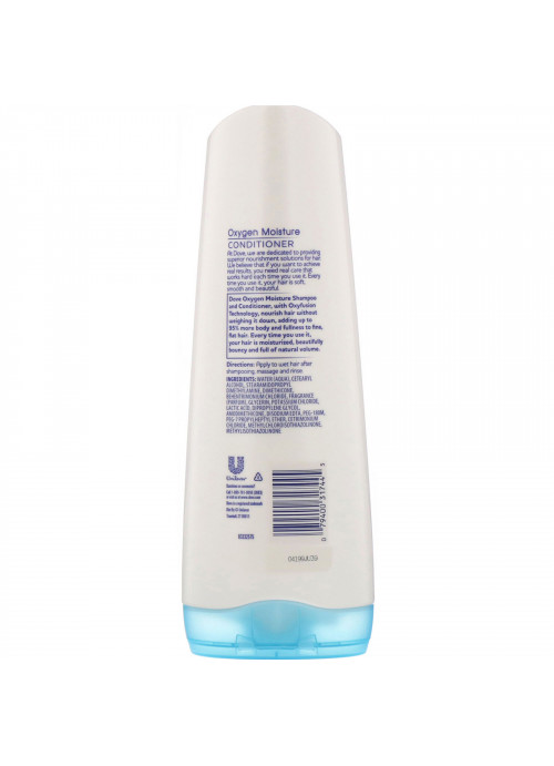 Dove, Nutritive Solutions, Oxygen Moisture Conditioner, For Fine, Flat Hair, 12 fl oz (355 ml)
