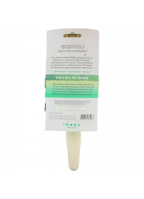 EcoTools, Large Thermal Styler Brush, 1 Brush