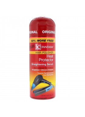 Fantasia, IC, Hair Polisher, Heat Protector Straightening Serum, 6 fl oz (178 ml)