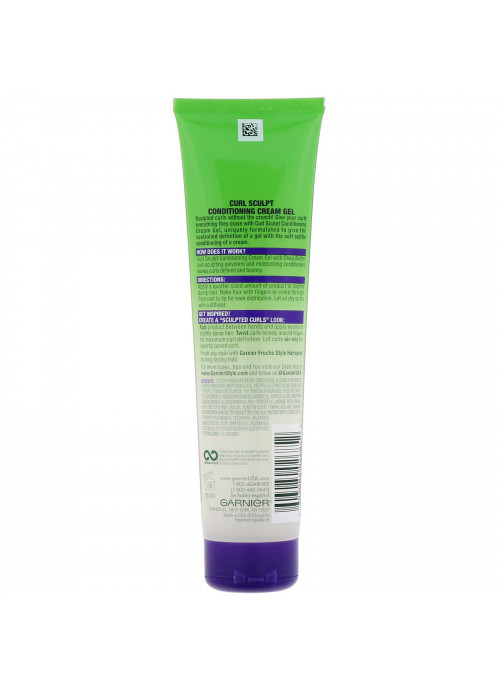 Garnier, Fructis, Curl Sculpt, Conditioning Cream Gel, 5.1 fl oz (150 ml)