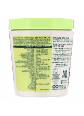 Garnier, Fructis, Smoothing Treat, 1 Minute Hair Mask + Avocado Extract, 13.5 fl oz (400 ml)