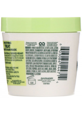Garnier, Fructis, Smoothing Treat, 1 Minute Hair Mask + Avocado Extract, 3.4 fl oz (100 ml)