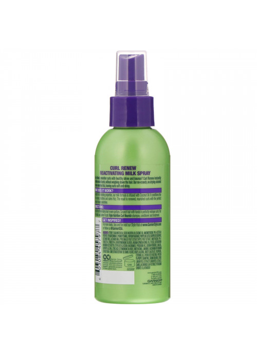 Garnier, Fructis Style, Curl Renew, Reactivating Milk Spray, 5 fl oz (150 ml)