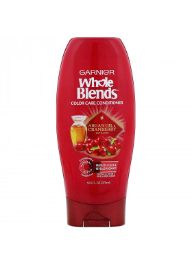 Garnier, Whole Blends, Argan Oil & Cranberry Color Care Conditioner, 12.5 oz (370 ml)