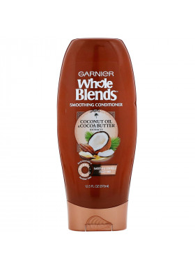 Garnier, Whole Blends, Coconut Oil & Cocoa Butter Smoothing Conditioner, 12.5 fl oz (370 ml)