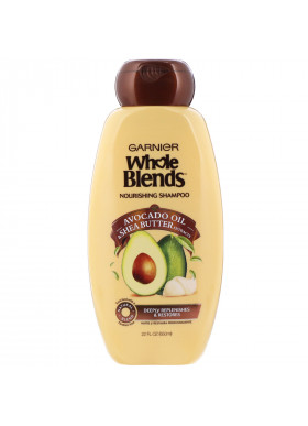 Garnier, Whole Blends, Nourishing Shampoo, Avocado Oil & Shea Butter Extracts,  22 fl oz (650 ml)