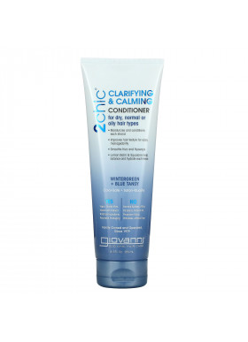 Giovanni, 2chic, Clarifying & Calming Conditioner, Wintergreen + Blue Tansy, 8.5 fl oz (250 ml)