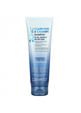 Giovanni, 2chic, Clarifying & Calming Shampoo, Wintergreen + Blue Tansy, 8.5 fl oz (250 ml)