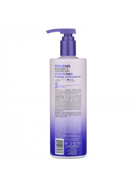 Giovanni, 2chic, Repairing Conditioner, for Damaged Over Processed Hair, Blackberry & Coconut Milk, 24 fl oz (710 ml)