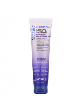 Giovanni, 2chic, Repairing, Intensive Hair Mask, Blackberry & Coconut Milk, 5.1 fl oz (150 ml)