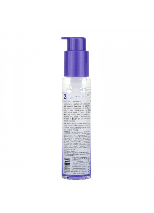 Giovanni, 2chic, Repairing Super Potion Hair Oil Serum, Blackberry & Coconut Oil, 2.75 fl oz (81 ml)