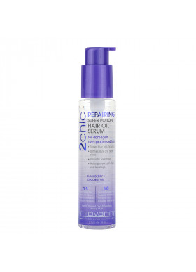Giovanni, 2chic, Repairing Super Potion Hair Oil Serum, Blackberry & Coconut Oil, 2.75 fl oz (81 ml)