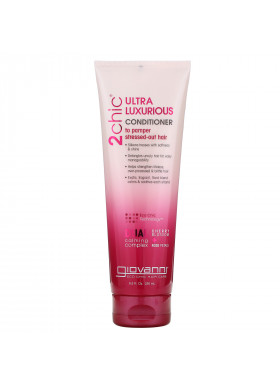 Giovanni, 2chic, Ultra-Luxurious Conditioner, to Pamper Stressed Out Hair, Cherry Blossom & Rose Petals, 8.5 fl oz (250 ml)