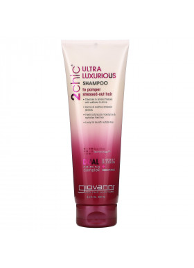 Giovanni, 2chic, Ultra-Luxurious Shampoo, to Pamper Stressed Out Hair, Cherry Blossom + Rose Petals, 8.5 fl oz (250 ml)