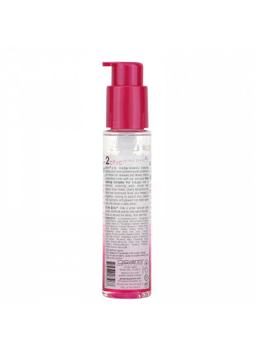 Giovanni, 2chic, Ultra-Luxurious Super Potion Silkening Hair Serum, Cherry Blossom & Rose Petals, 2.75 fl oz (81 ml)
