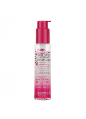 Giovanni, 2chic, Ultra-Luxurious Super Potion Silkening Hair Serum, Cherry Blossom & Rose Petals, 2.75 fl oz (81 ml)
