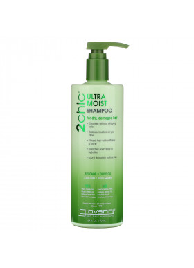 Giovanni, 2chic, Ultra-Moist Shampoo, for Dry, Damaged Hair, Avocado & Olive Oil, 24 fl oz (710 ml)