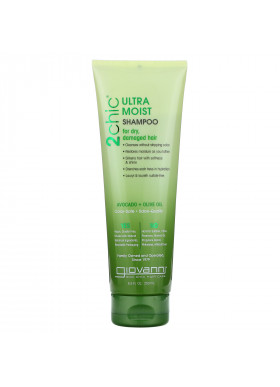 Giovanni, 2chic, Ultra-Moist Shampoo, for Dry, Damaged Hair, Avocado & Olive Oil, 8.5 fl oz (250 ml)