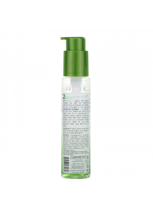 Giovanni, 2chic, Ultra-Moist Super Potion Anti-Frizz & Binding Serum Oil, Avocado & Olive Oil, 2.75 fl oz (81 ml)