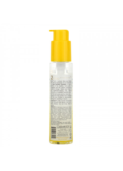 Giovanni, 2chic, Ultra-Revive Super Potion Anti-Frizz Hair Serum, Pineapple & Ginger, 2.75 fl oz (81 ml)