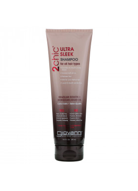 Giovanni, 2chic, Ultra-Sleek Shampoo, Brazilian Keratin & Argan Oil, 8.5 fl oz (250 ml)