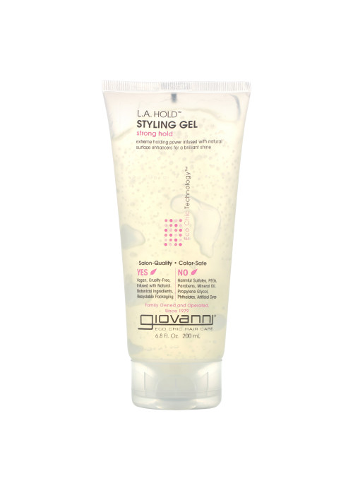 Giovanni, L.A. Natural, Styling Gel, Strong Hold, 6.8 fl oz (200 ml)