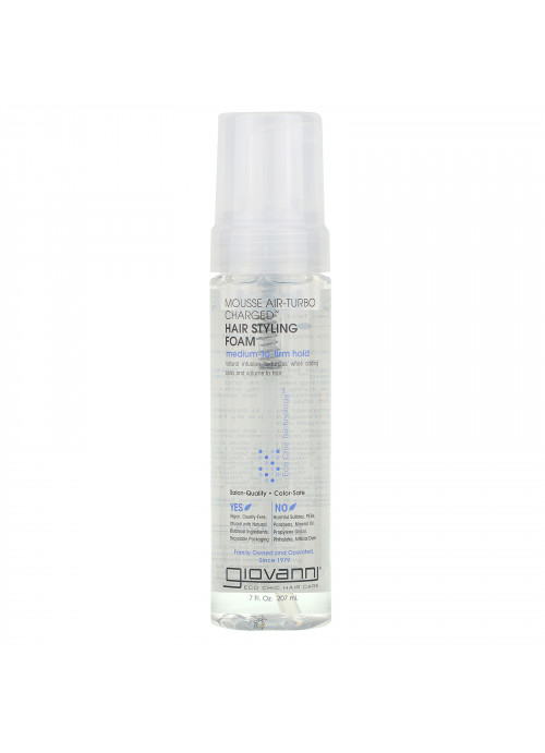 Giovanni, Mousse Air-Turbo Charged, Hair Styling Foam, 7 fl oz (207 ml)