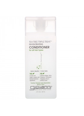 Giovanni, Tea Tree Triple Treat Invigorating Conditioner, 2 fl oz (60 ml)
