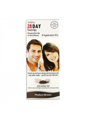 Godefroy, 28 Day Touch Ups, Medium Brown,  4 Application Kit