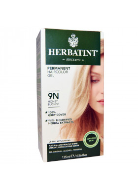 Herbatint, Permanent Haircolor Gel, 9N, Honey Blonde, 4.56 fl oz (135 ml)