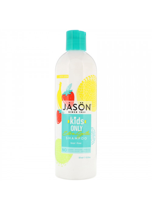 Jason Natural, Kids Only, Extra Gentle Shampoo, 17.5 fl oz (517 ml)