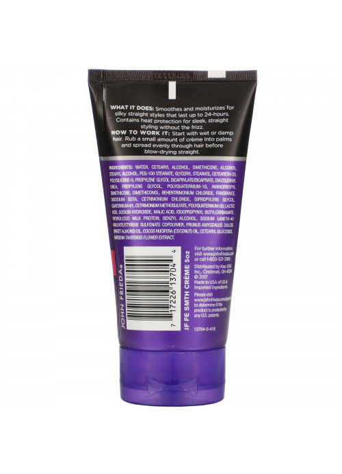 John Frieda, Frizz Ease, Straight Fixation, Styling Creme, 5 oz (141 g)