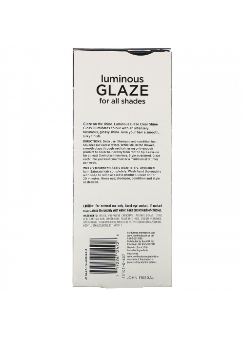 John Frieda, Luminous Glaze, Clear Shine Gloss,  6.5 fl oz (192 ml)