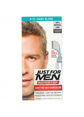 Just for Men, Autostop Men's Hair Color, Dark Blond A-15, 1.2 oz (35 g)