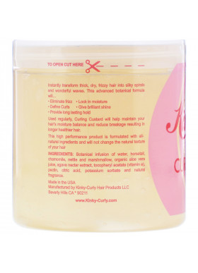 Kinky-Curly, Original Curling Custard, Natural Styling Gel, 8 oz