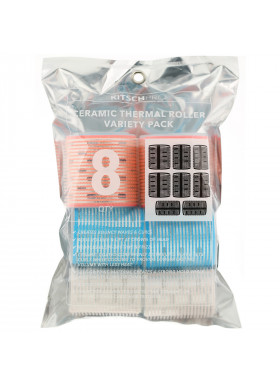 Kitsch, Ceramic Thermal Roller Variety Pack, 8 Pieces