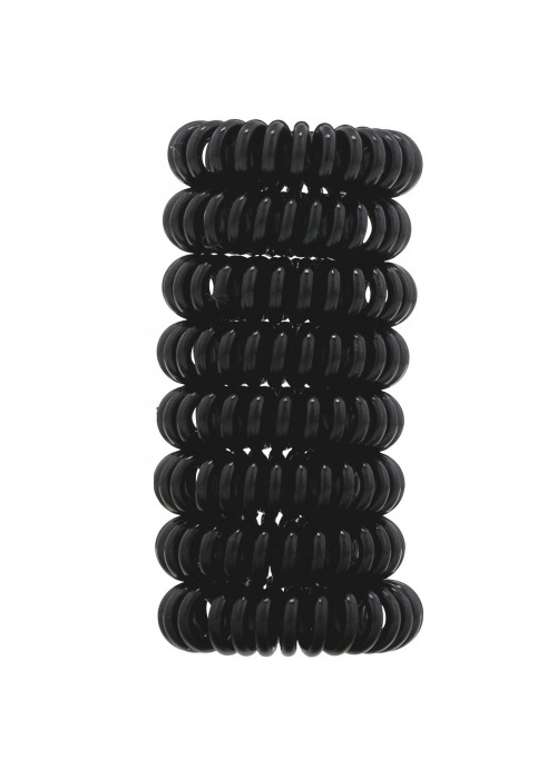 Kitsch, Hair Coils, Black, 8 Pieces