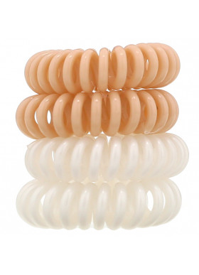 Kitsch, Hair Coils, Nude, 4 Pieces