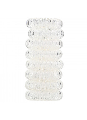 Kitsch, Hair Coils, Transparent, 8 Pieces
