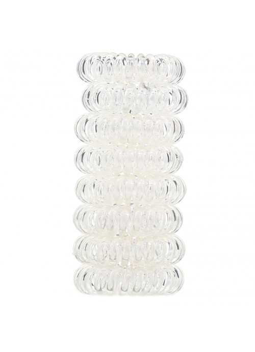 Kitsch, Hair Coils, Transparent, 8 Pieces