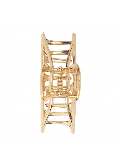 Kitsch, Open Shape Claw Clip, Gold, 1 Piece